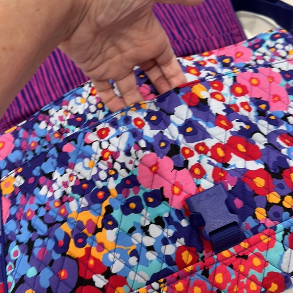 Vera Bradley Laptop Messenger Bag - Impressionista Pattern - Picture 7 of 16